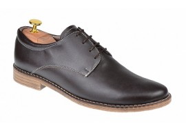  Pantofi barbati casual, din piele naturala maro PAMBOX
